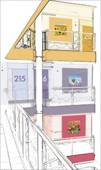 Concept de signalétique intérieur Ems de Saconnay